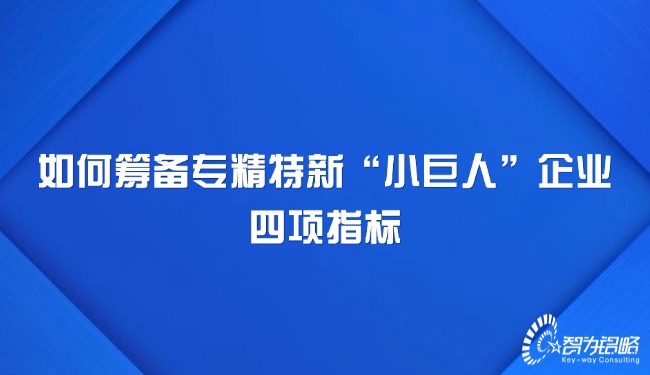 如何籌備專精特新“小巨人”企業四項指標.jpg